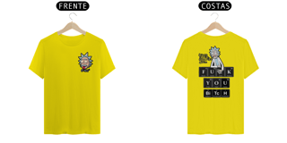 Nome do produto Camiseta Rick and Morty Tabela periódica