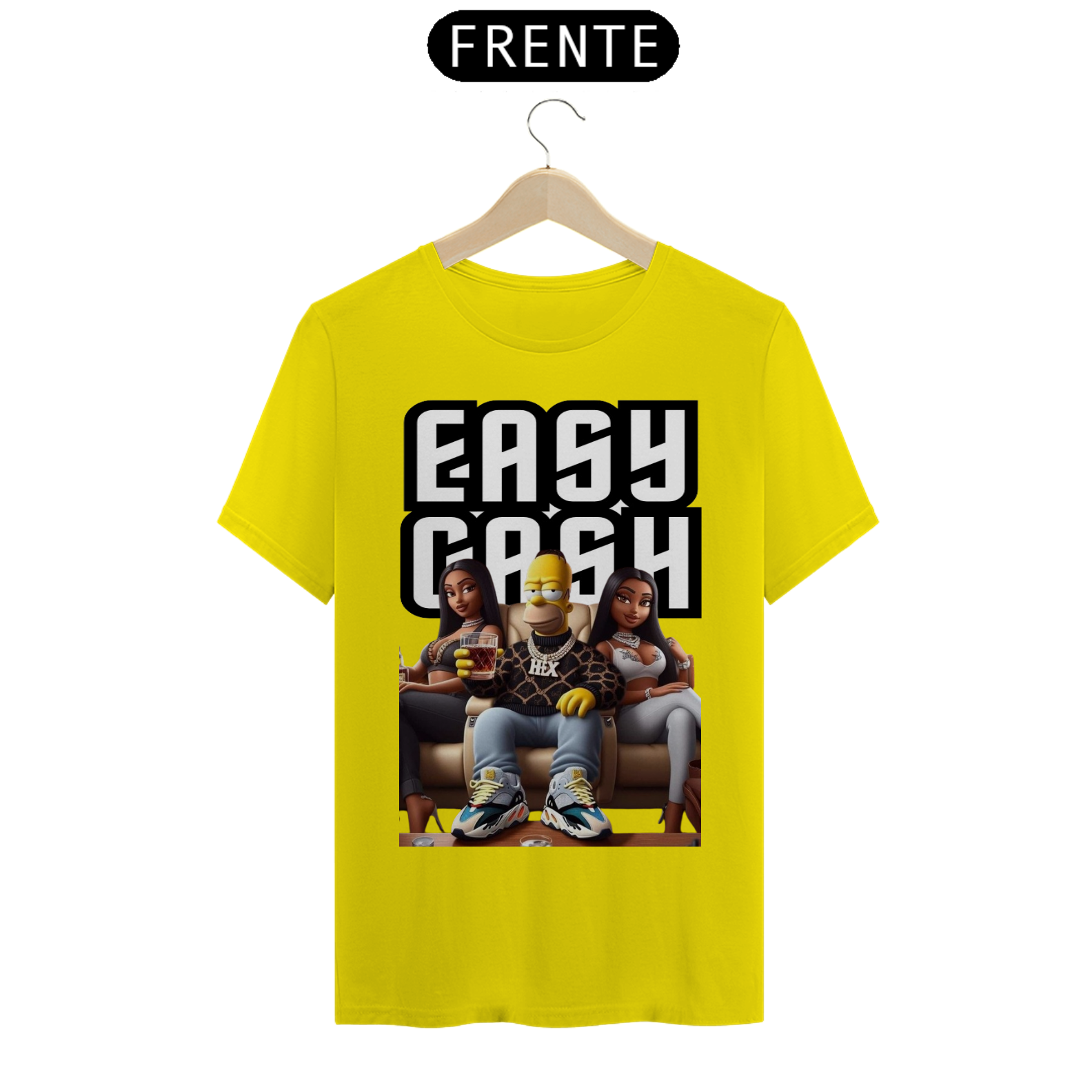 Camiseta Easy Cash Homer Simpsons