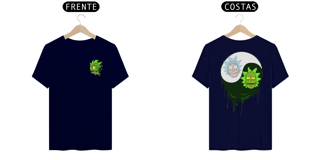 Nome do produto Camiseta Rick and Morty yin yang