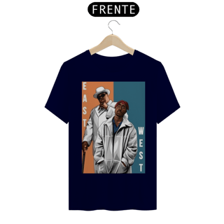 Nome do produto Camiseta East West Notorius Big e Tupac Shakur