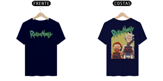 Nome do produto Camiseta Rick and Morty Fichados