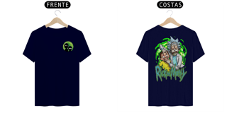 Nome do produto Camiseta Rick and Morty Viagem