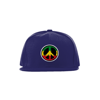 Nome do produto Boné Aba Reta Reggae Paz & Amor