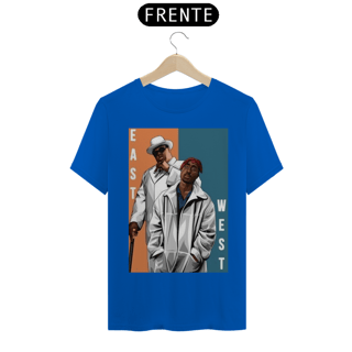 Nome do produto Camiseta East West Notorius Big e Tupac Shakur