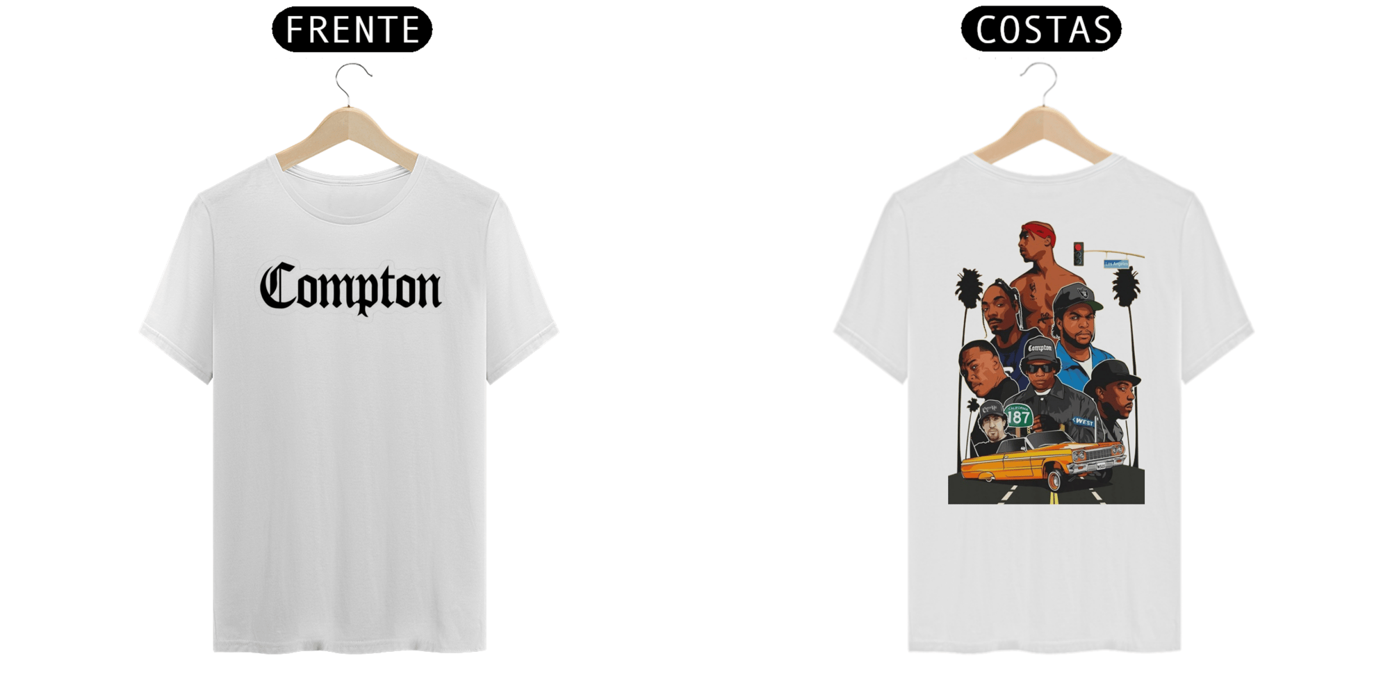 Camiseta Compton West Coast Classics