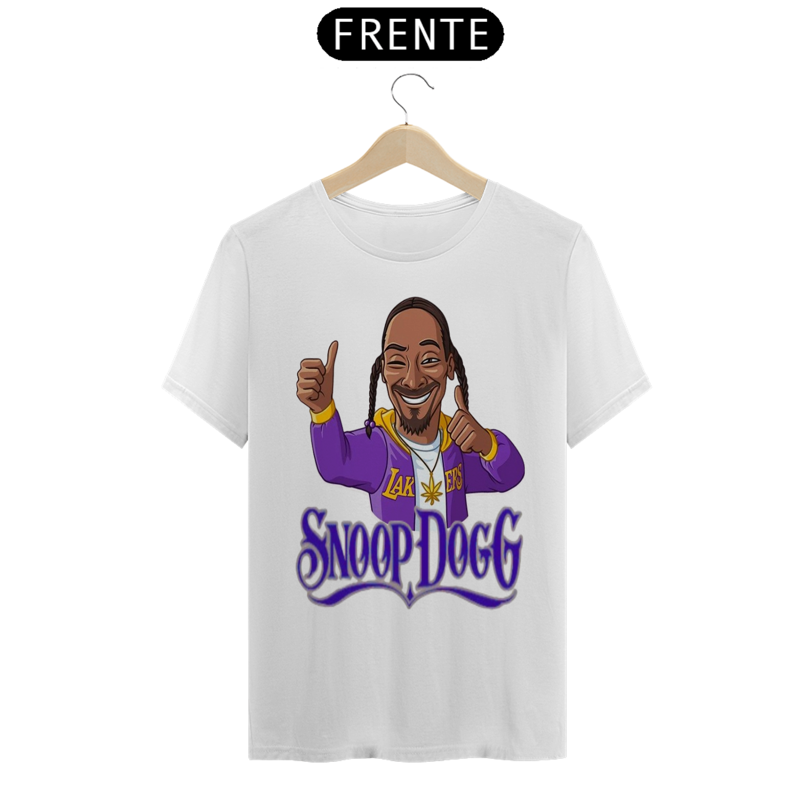 Camiseta Snoop Dogg Hip Hop Lakers