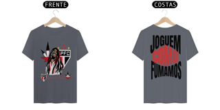 Nome do produto Camiseta Linha de Frente Bob Marley Joguem como Fumamos