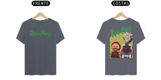 Nome do produto Camiseta Rick and Morty Fichados