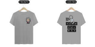 Nome do produto Camiseta Rick and Morty Tabela periódica