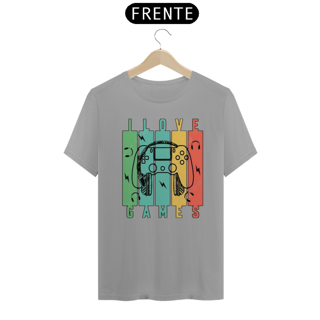 Nome do produto Camiseta Gamer I Love Games Geek