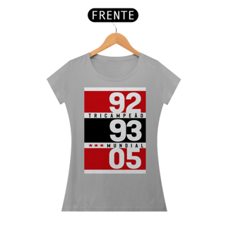 Nome do produto Camiseta feminina SPFC Tri Mundial 