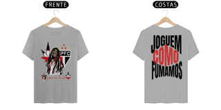Nome do produto Camiseta Linha de Frente Bob Marley Joguem como Fumamos