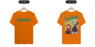 Nome do produto Camiseta Rick and Morty Fichados