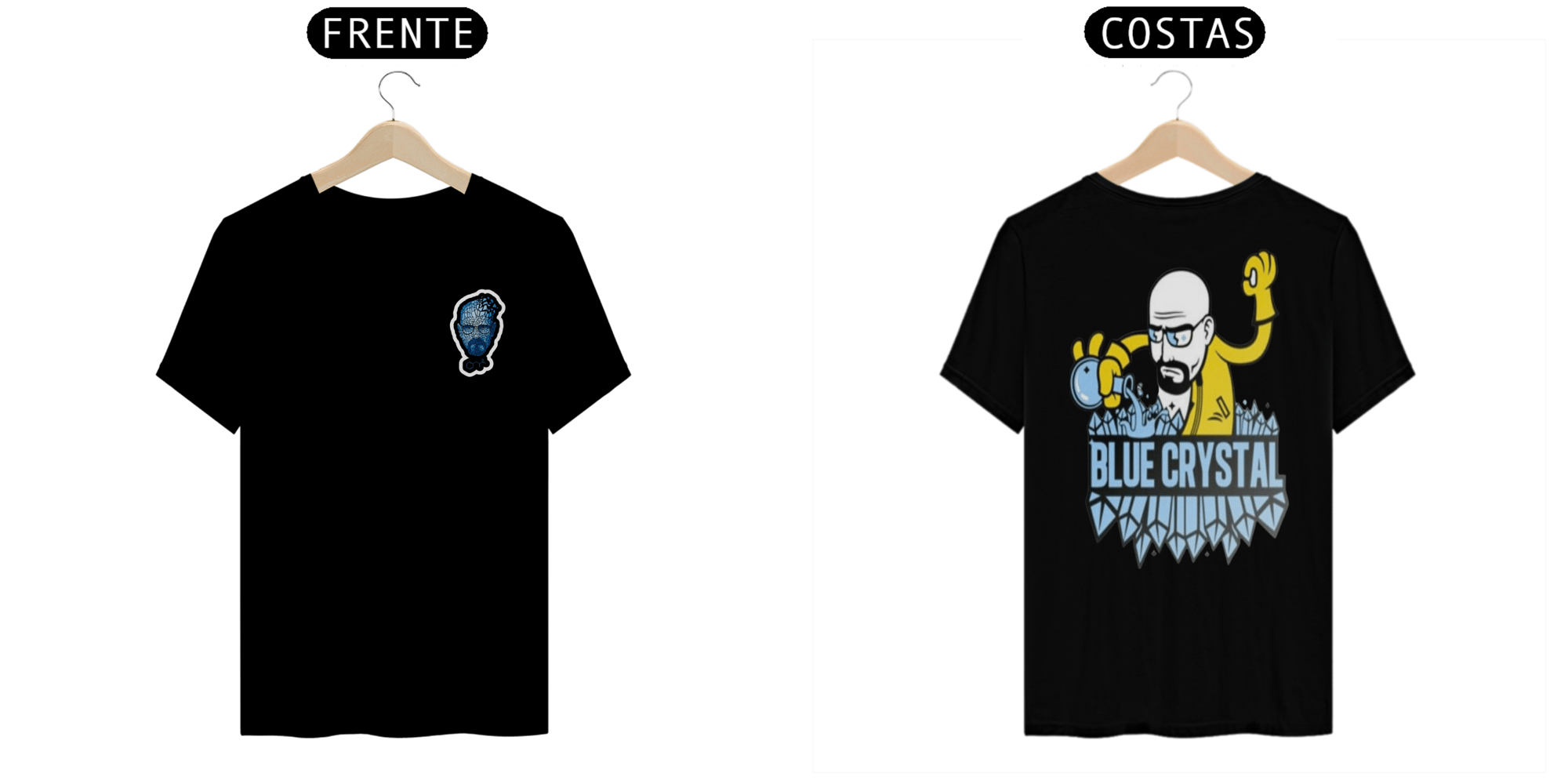 Camiseta Breaking Bad Blue Crystal