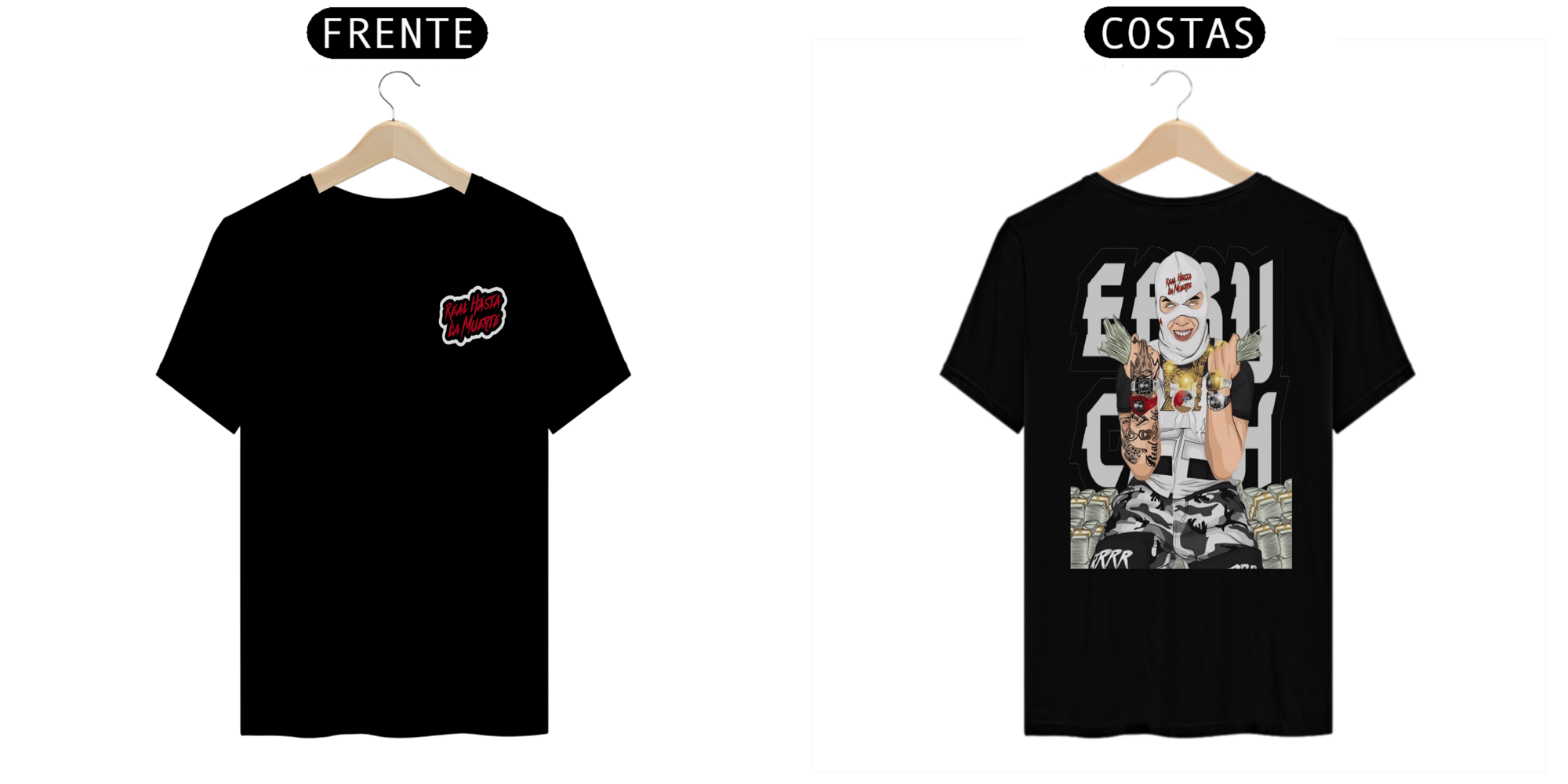 Camiseta Easy Cash Anuel AA Real Hasta la Muerte