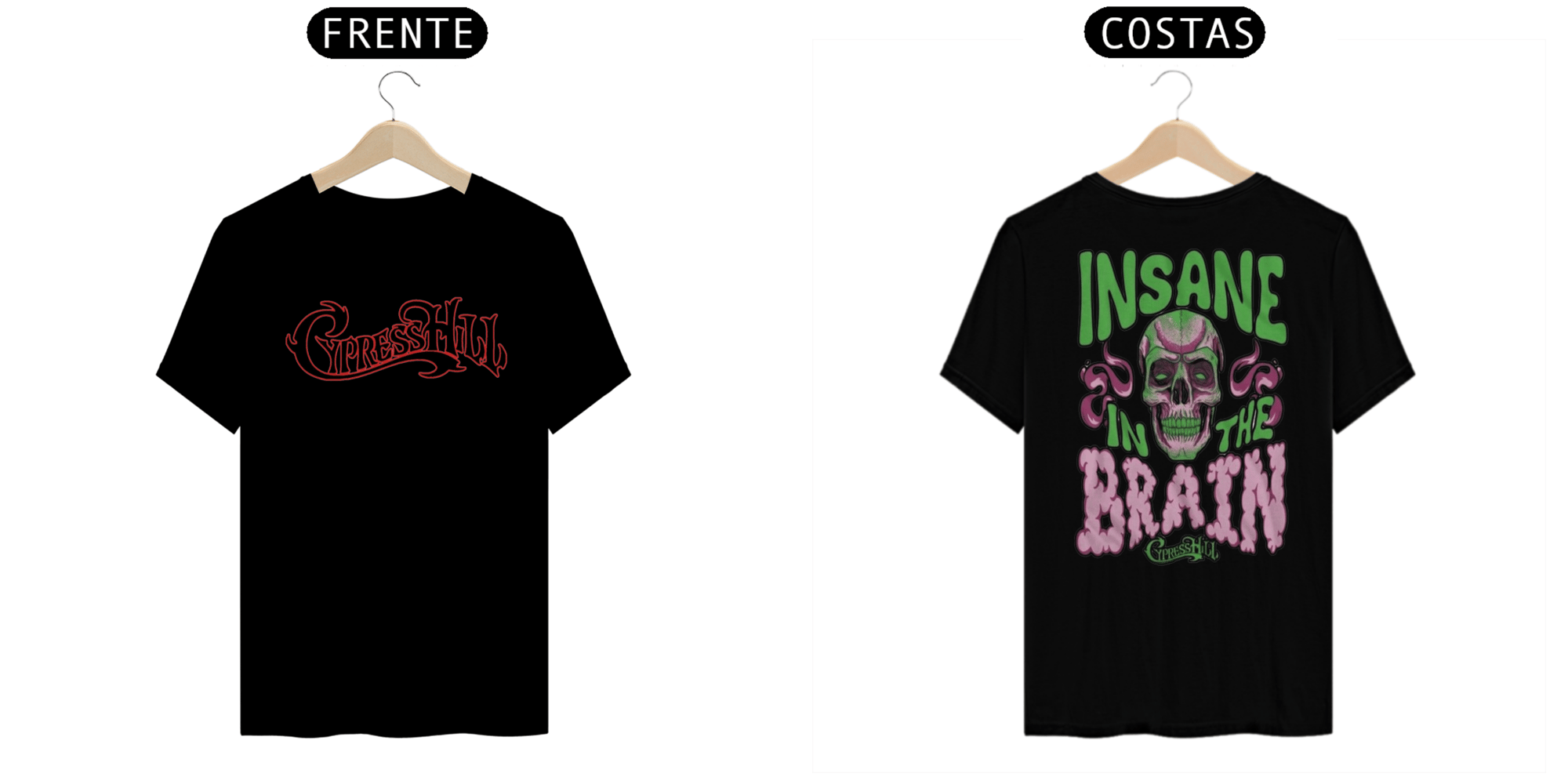 Camiseta Cypress Hill Insane inthe Brain