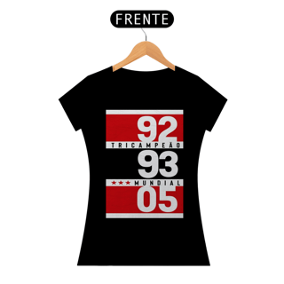 Nome do produto Camiseta feminina SPFC Tri Mundial 