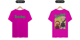 Nome do produto Camiseta Rick and Morty Fichados