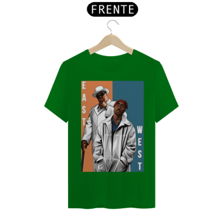 Nome do produto Camiseta East West Notorius Big e Tupac Shakur