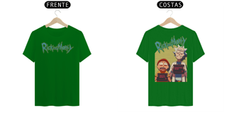 Nome do produto Camiseta Rick and Morty Fichados