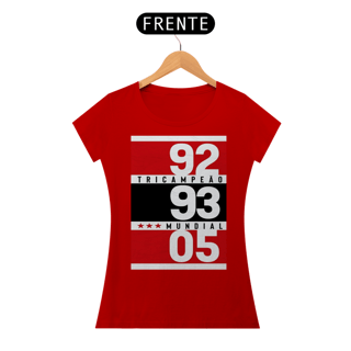 Nome do produto Camiseta feminina SPFC Tri Mundial 