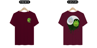 Nome do produto Camiseta Rick and Morty yin yang