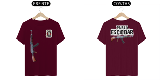 Nome do produto Camiseta Plata o Plomo Pablo Escobar AK
