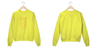 Nome do produto Moletom Fechado Macaco Amarelo