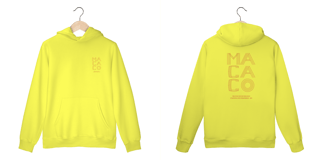 Nome do produto Moletom Canguru Macaco Amarelo