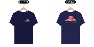 Nome do produto Camiseta Algodão Letra Branca - Açaí do Japa