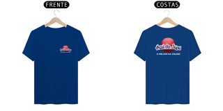 Nome do produto Camiseta Algodão Letra Branca - Açaí do Japa