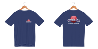 Nome do produto Camiseta Dry Uv Letra Branca - Açaí do Japa