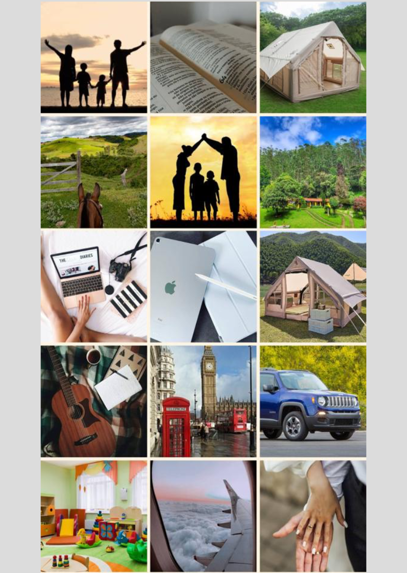 Nome do produto: Quadro dos Sonhos Família - Retrato