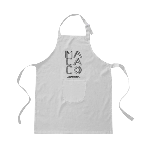 Avental Macaco Preta