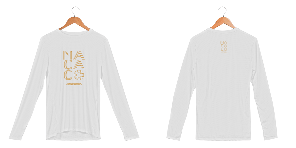 Nome do produto: Manga Longa UV Macaco Amarela