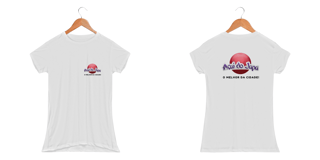 Nome do produto Camiseta Dry Uv Letra Preta Fem - Açaí do Japa