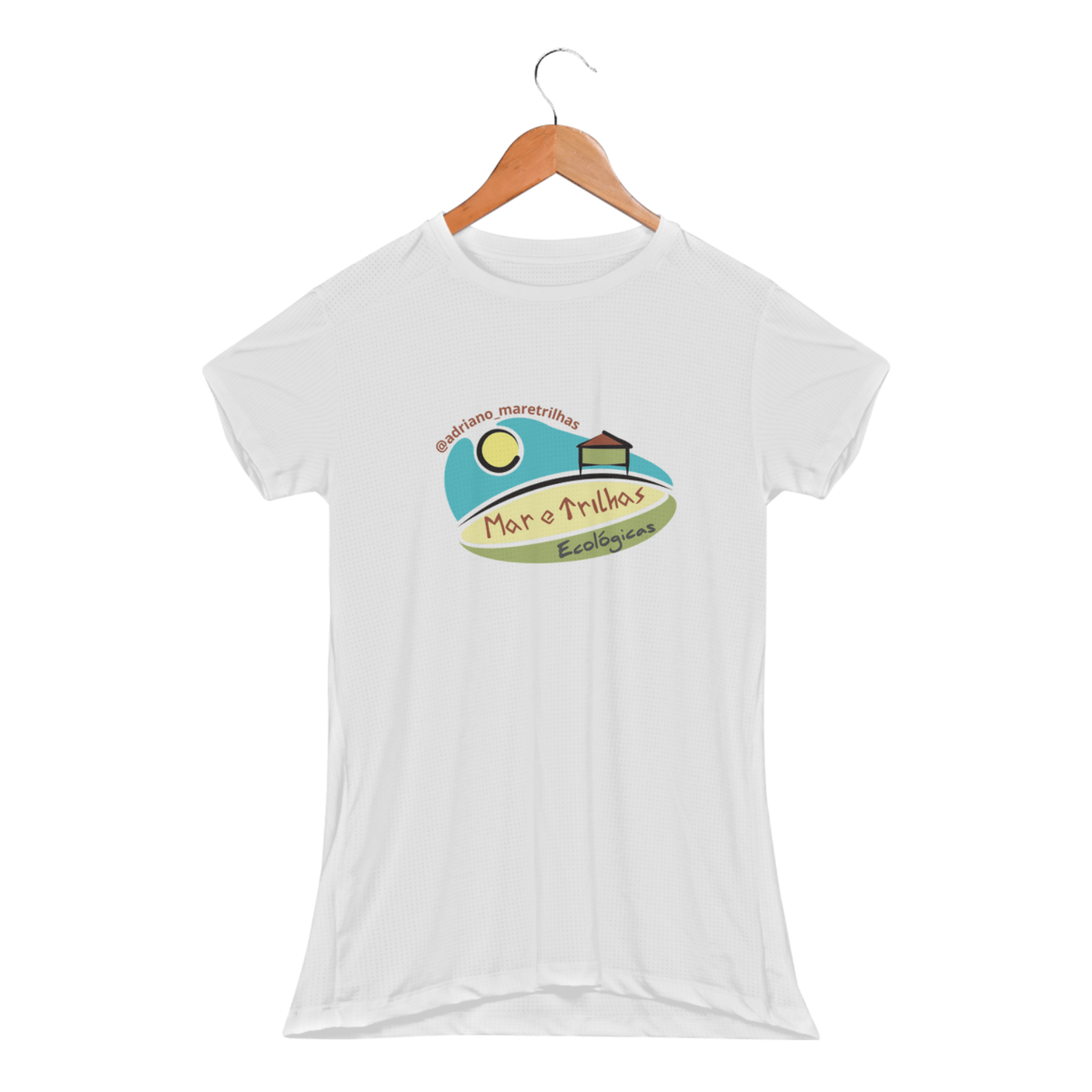 Nome do produto: Camisa Fem Dry Uv - Mar e Trilhas