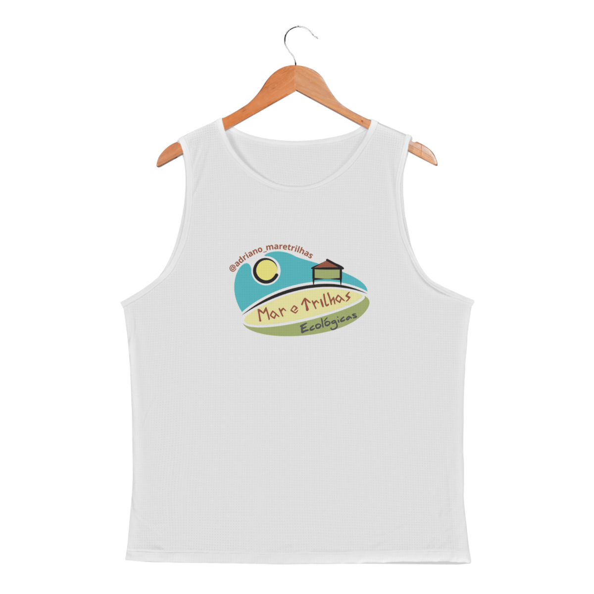 Nome do produto: Regata Masc Dry Uv - Mar e Trilhas