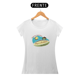 Nome do produto Camiseta Fem Algodão - Mar e Trilhas