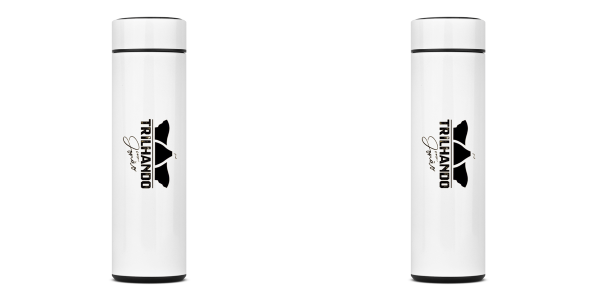 Nome do produto: GARRAFA TÉRMICA - TRILHANDO COM JONÃO