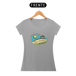 Nome do produto Camiseta Fem Algodão - Mar e Trilhas