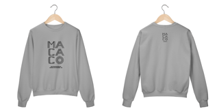 Nome do produto Moletom Fechado Macaco Preto