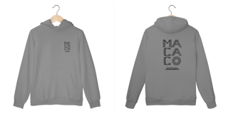 Nome do produto Moletom Canguru Macaco Preto