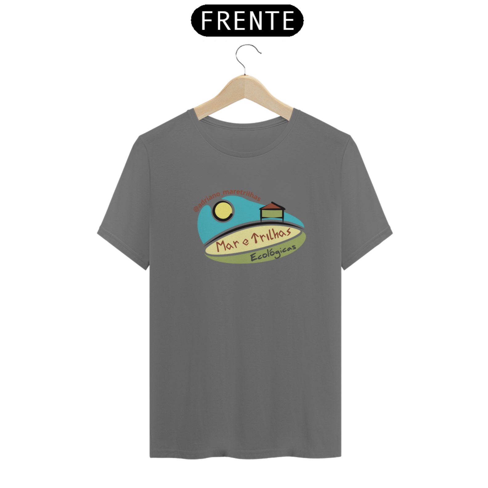 Camisa Estonada - Mar e Trilhas