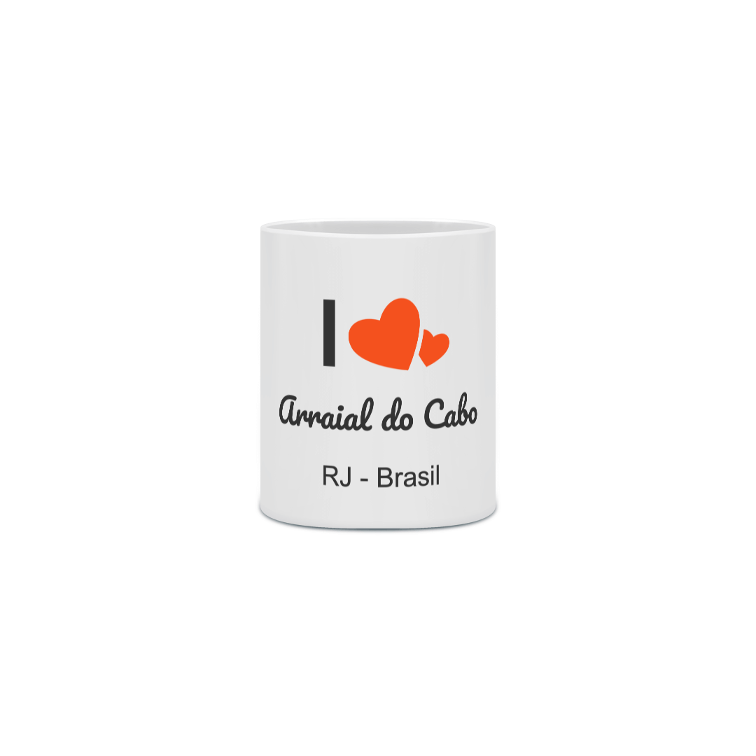 Nome do produto: Caneca I love Arraial