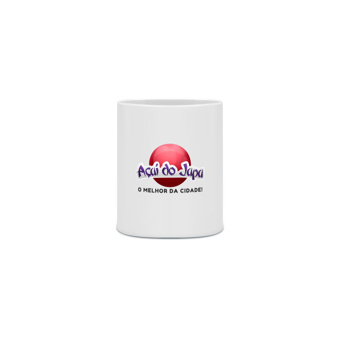 Nome do produto: Caneca Branca - Açaí do Japa