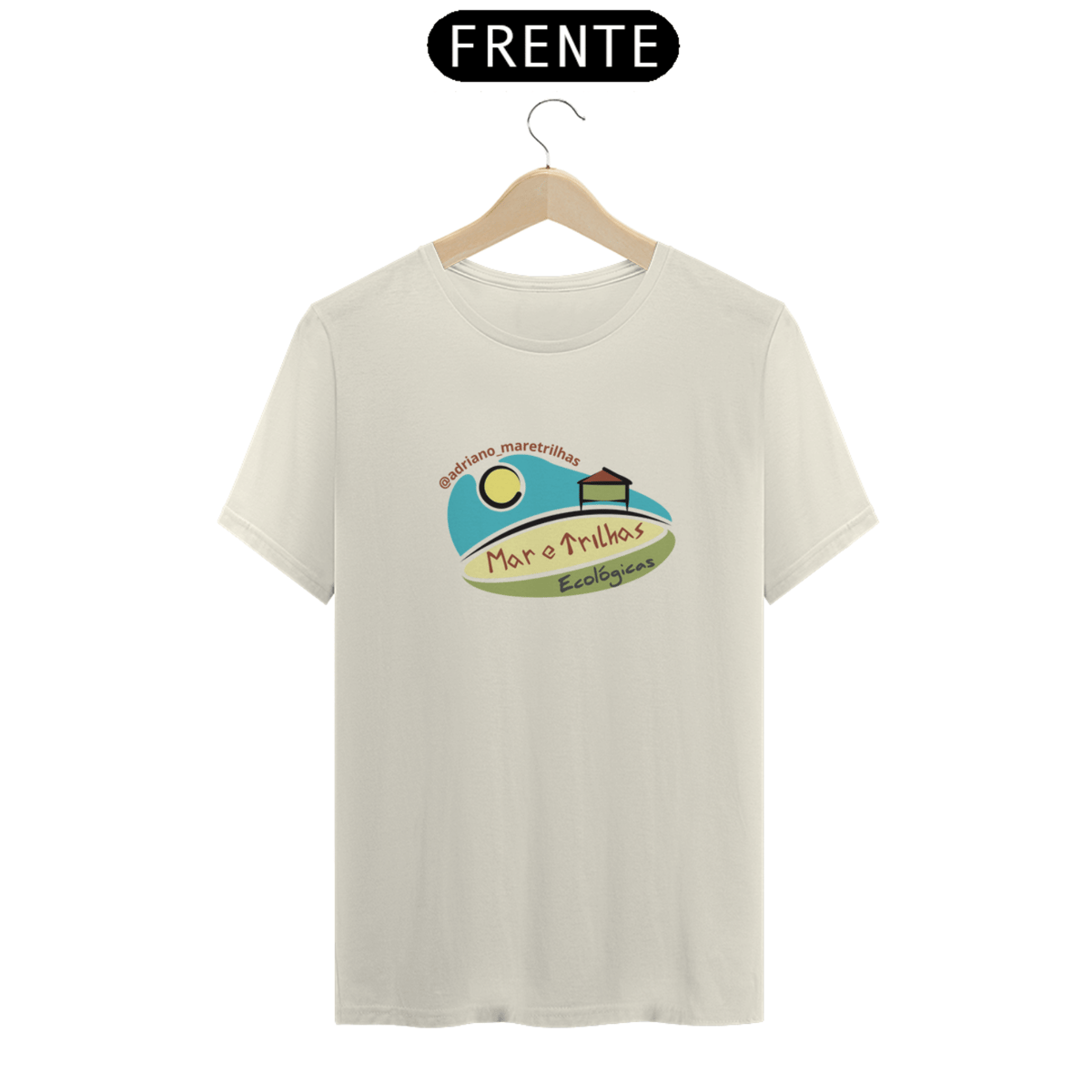Nome do produto: Camiseta Prime - Mar e Trilhas