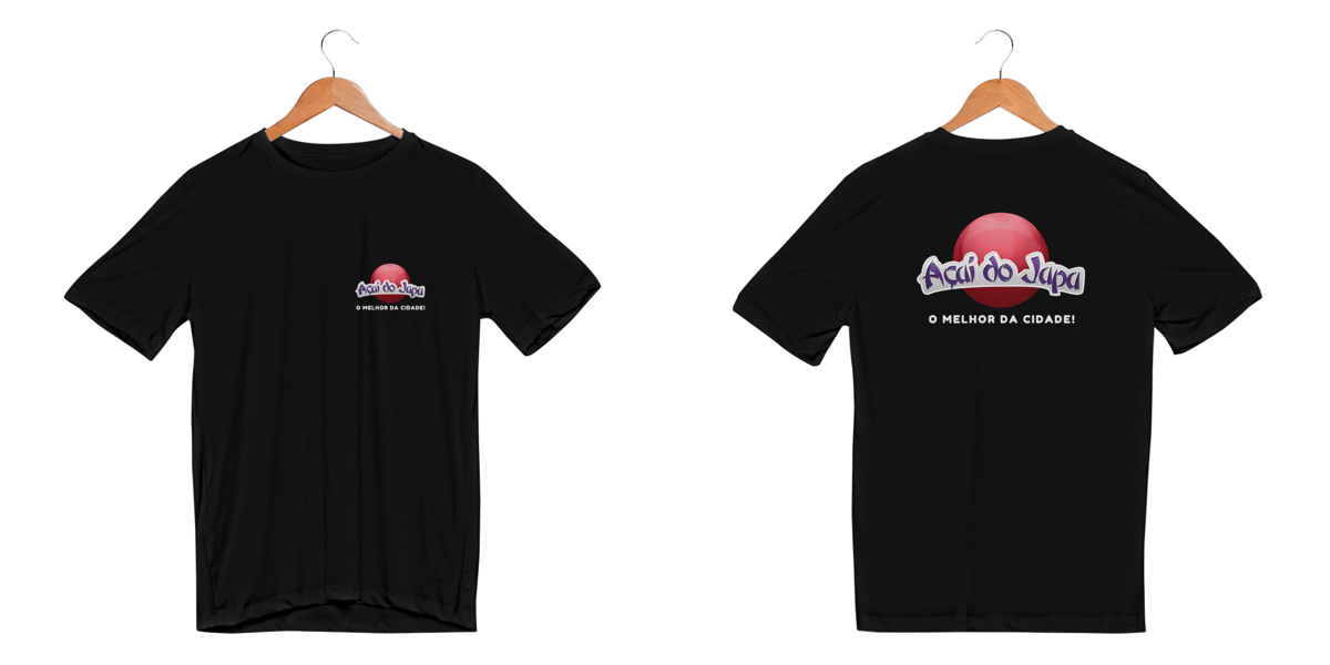 Nome do produto: Camiseta Dry Uv Letra Branca - Açaí do Japa