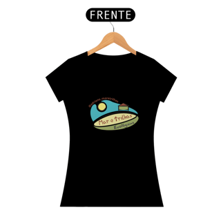 Nome do produto Camiseta Fem Algodão - Mar e Trilhas
