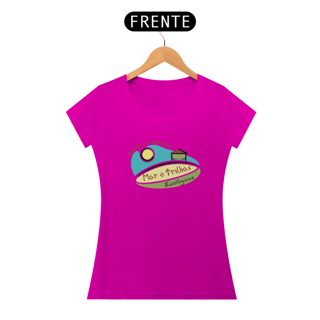 Nome do produto Camiseta Fem Algodão - Mar e Trilhas